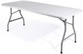 Tavolo pieghevole salvaspazio formato valigia 180 x 70 x 74 cm per giardino picnic buffet e catering